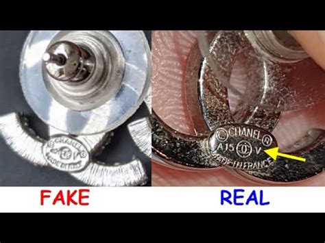 how to tell if chanel earrings are fake|non authentic chanel earrings.